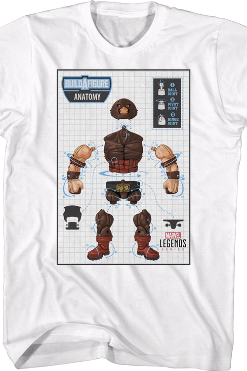 X-Men Juggernaut Build-A-Figure Marvel Comics T-Shirt - main product image