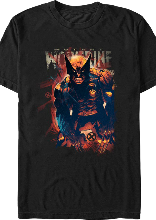 X-Men Mutant Wolverine Marvel Comics T-Shirt - main product image