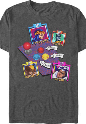 X-Men Arcade Game Marvel Comics T-Shirt