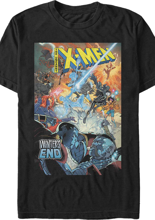 X-Men Winter's End Marvel Comics T-Shirt - main product image