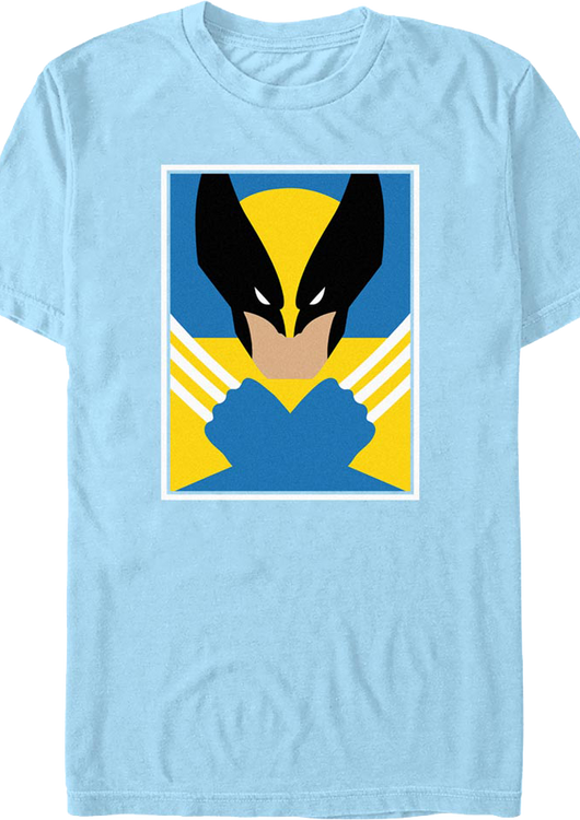 X-Men Wolverine Art Deco Marvel Comics T-Shirt - main product image