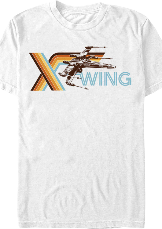 X-Wing Retro Flight Star Wars T-Shirt - main product image