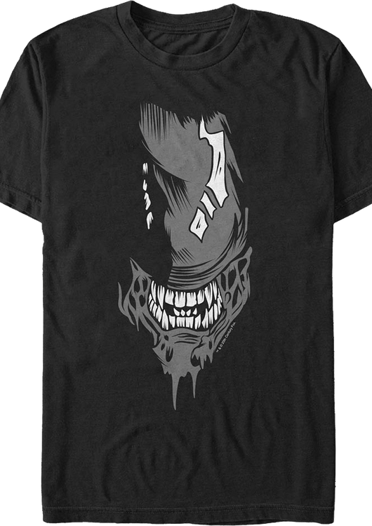 Xenomorph Face Alien T-Shirt - main product image