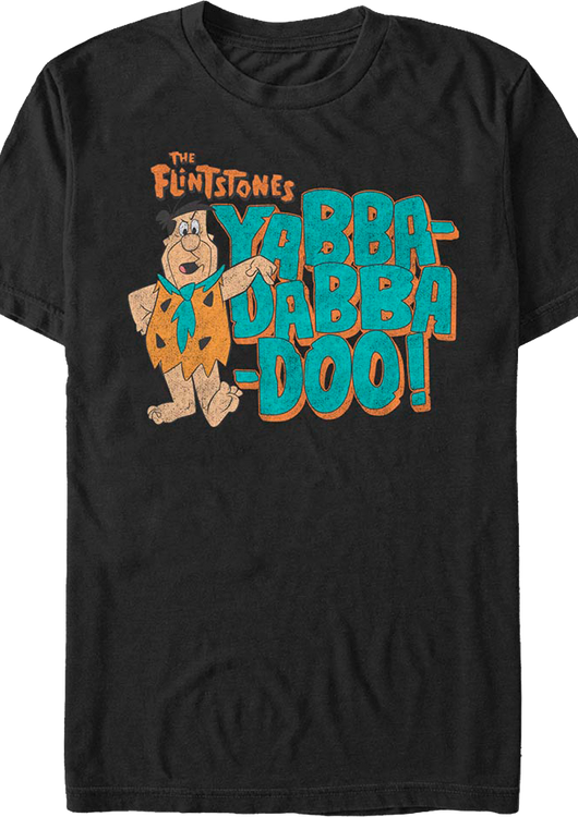 Yabba-Dabba-Doo Flintstones T-Shirt - main product image