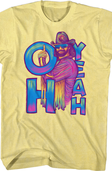 Yellow Oh Yeah Macho Man Randy Savage T-Shirt
