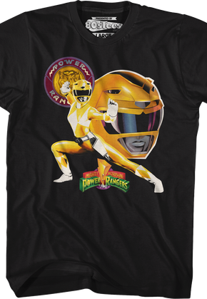 Yellow Ranger Profile Mighty Morphin Power Rangers T-Shirt