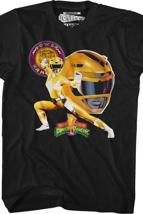 Yellow Ranger Profile Mighty Morphin Power Rangers T-Shirtmain product image