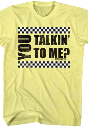 Yellow You Talkin' To Me Taxi Driver T-Shirt