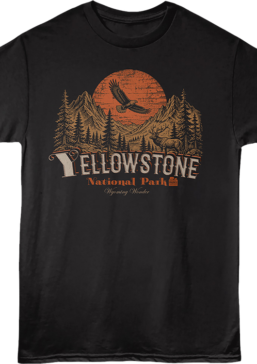 Wyoming Wonder Yellowstone National Park T-Shirt - main product image