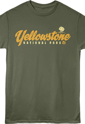 Vintage Geyser Yellowstone National Park T-Shirt