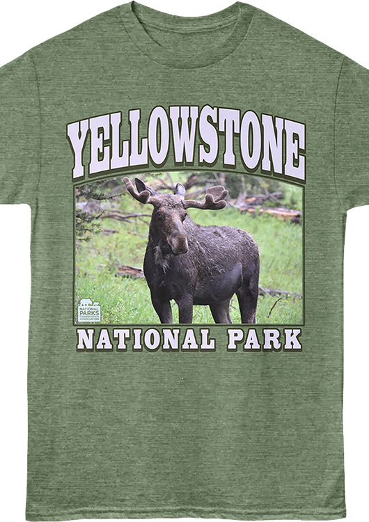 Moose Photo Yellowstone National Park T-Shirt - main product image