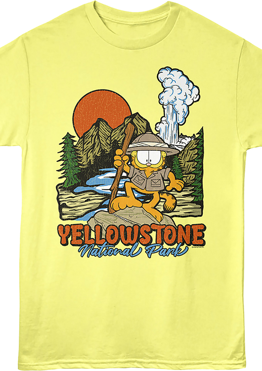 Yellowstone National Park Garfield T-Shirt - main product image