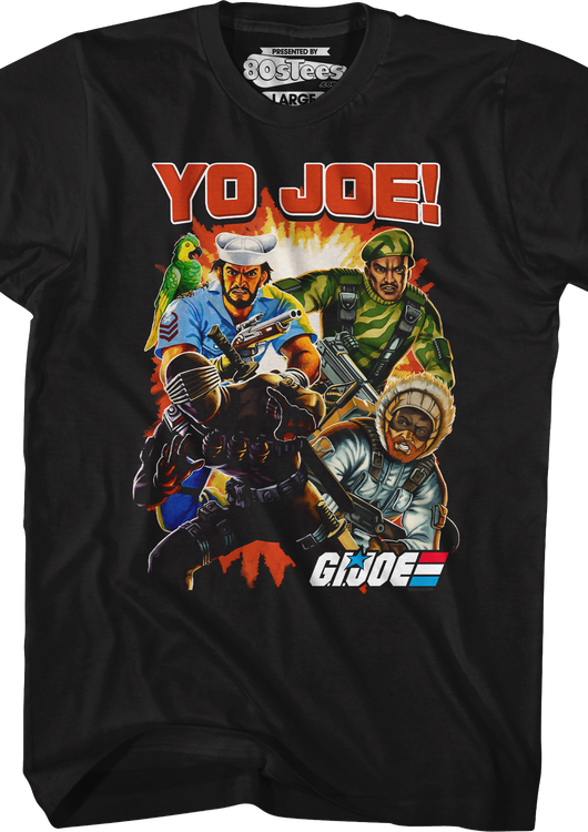 Yo Joe Collage GI Joe T-Shirt - main product image