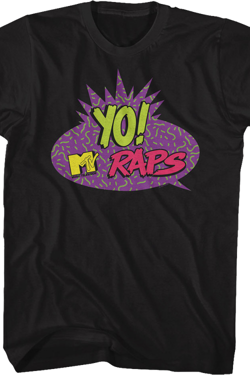 Yo MTV Raps Classic Logo MTV Shirtmain product image
