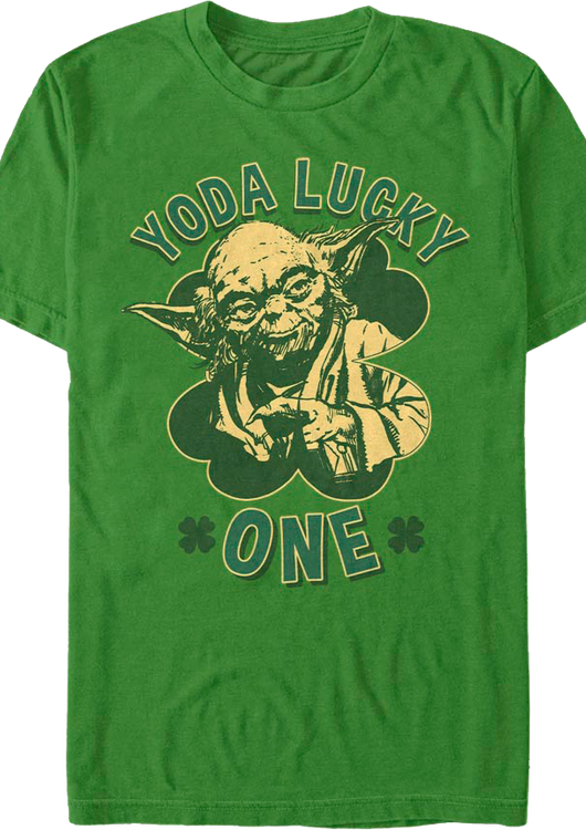 Yoda Lucky One Star Wars T-Shirt - main product image