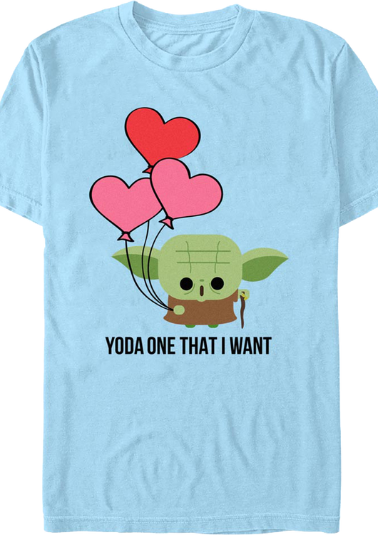 Yoda One That I Want Star Wars T-Shirt - main product image