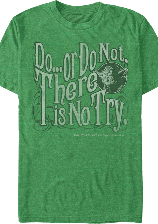 Yoda There Is No Try Star Wars T-Shirt - main product image