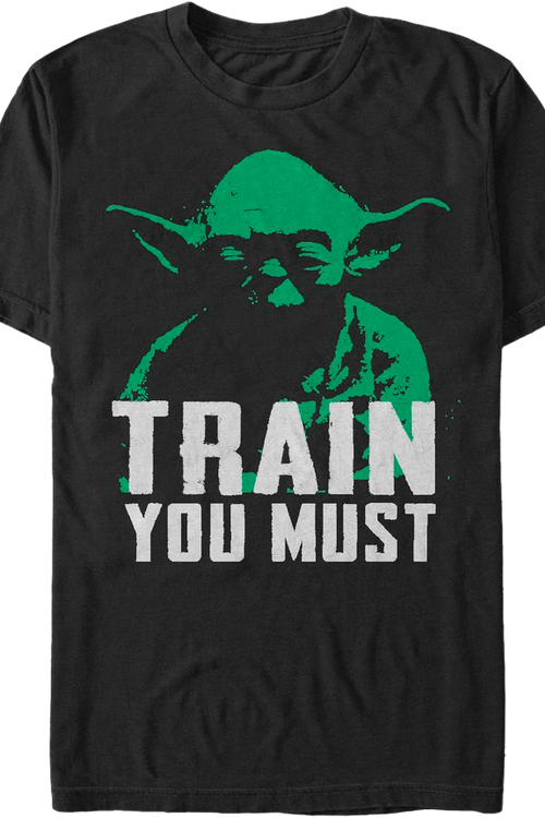 Yoda Train You Must Star Wars T-Shirtmain product image