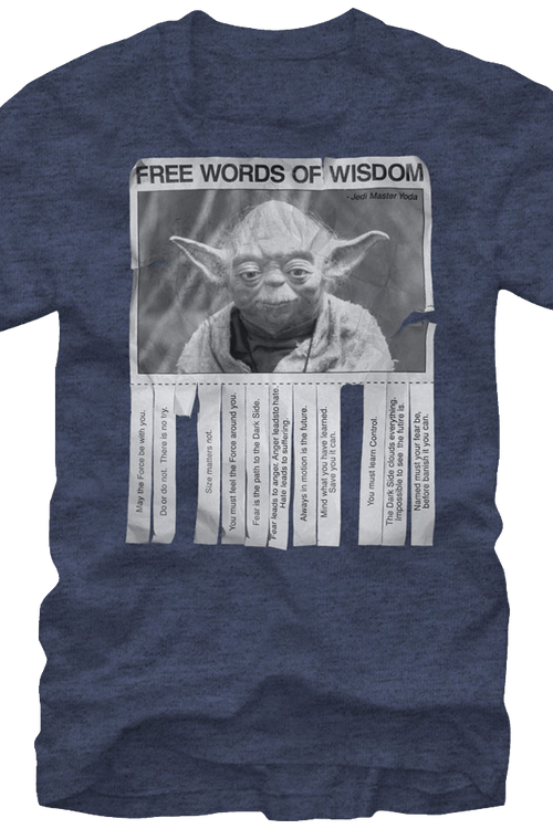 Yoda Words of Wisdom T-Shirtmain product image