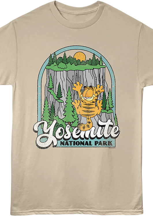 Yosemite National Park Garfield T-Shirt - main product image