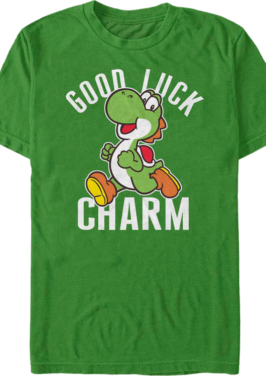 Yoshi Good Luck Charm Super Mario Bros. T-Shirt - main product image