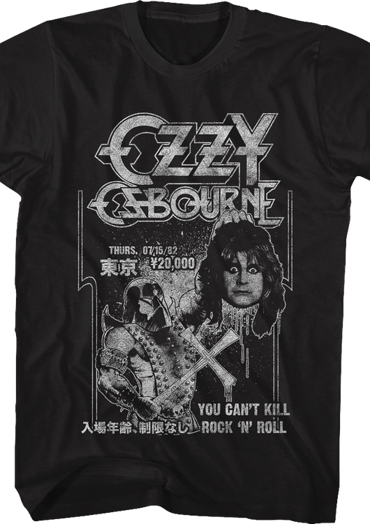 You Can't Kill Rock 'N' Roll Ozzy Osbourne T-Shirt - main product image