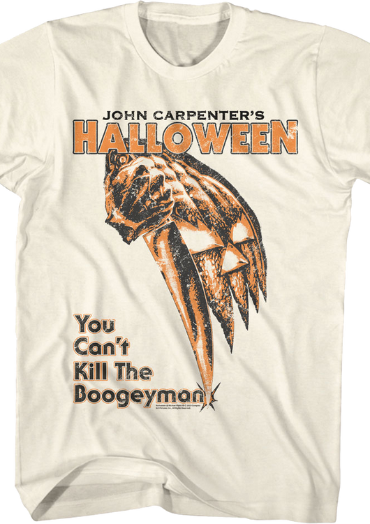 You Can't Kill The Boogeyman Movie Poster Halloween T-Shirt - main product image