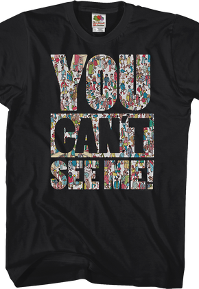 You Can't See Me Where's Waldo T-Shirt