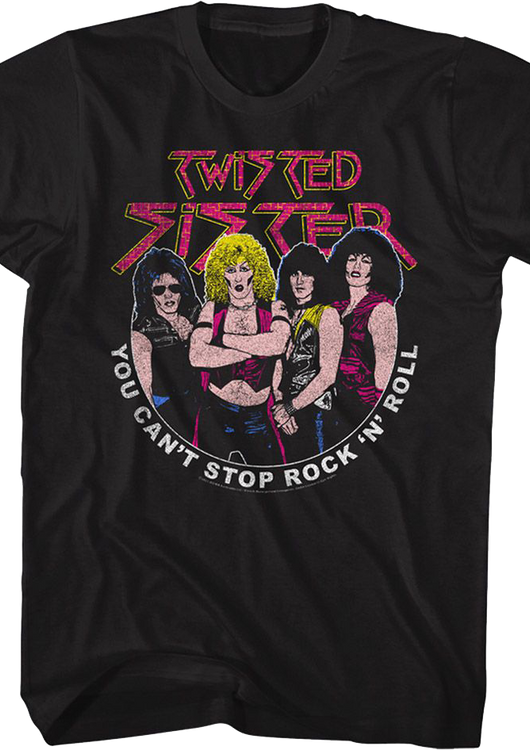 You Can't Stop Rock 'N' Roll Twisted Sister T-Shirt - main product image