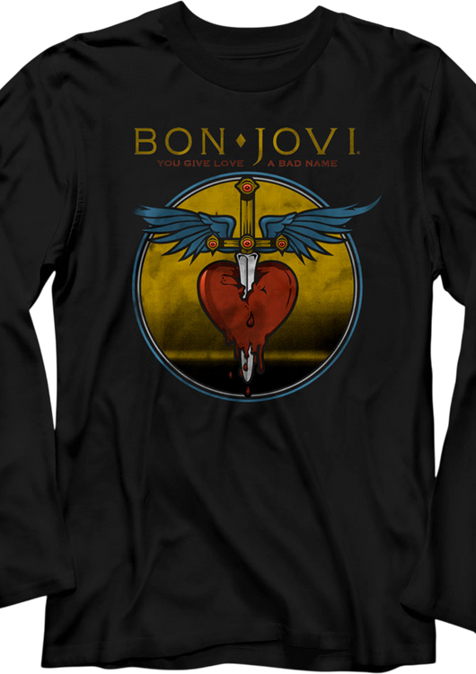 You Give Love A Bad Name Bon Jovi Long Sleeve Shirt - main product image