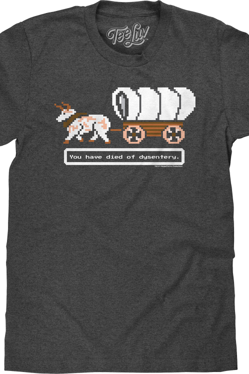 You Have Died of Dysentery Oregon Trail T-Shirtmain product image