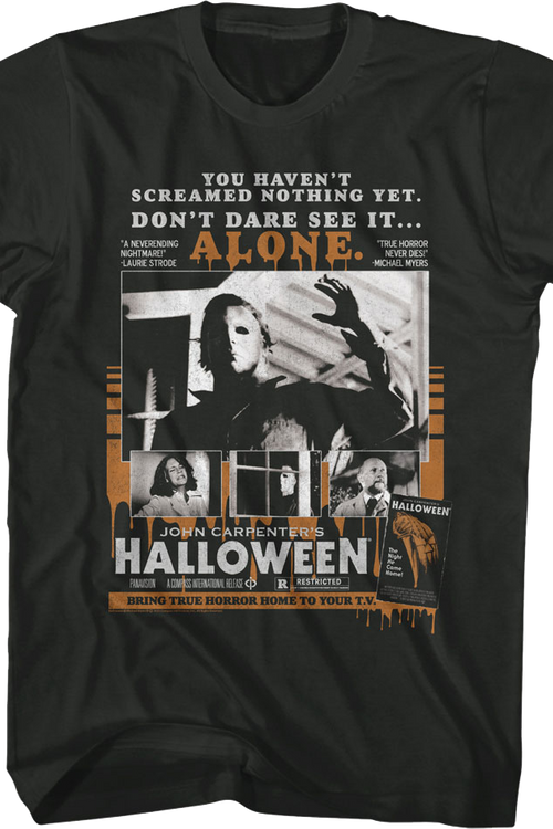 You Haven't Screamed Nothing Yet Halloween T-Shirtmain product image
