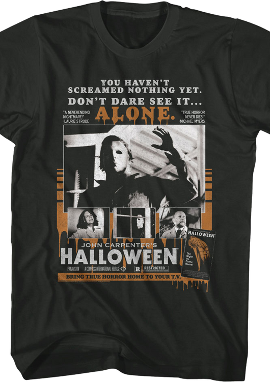 You Haven't Screamed Nothing Yet Halloween T-Shirt - main product image