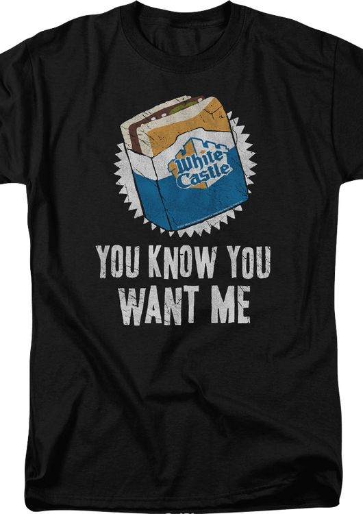 You Know You Want Me White Caste T-Shirt - main product image