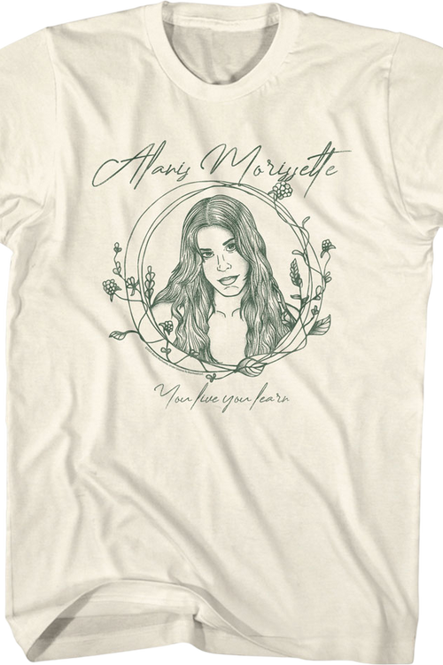 You Live You Learn Alanis Morissette T-Shirtmain product image