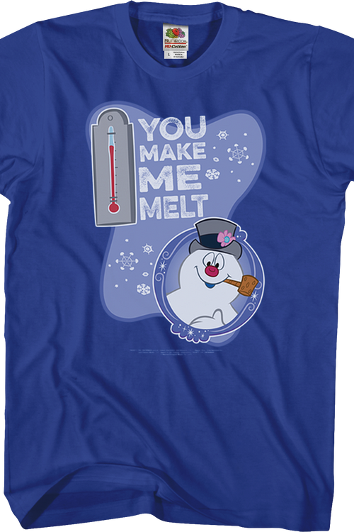 You Make Me Melt Frosty The Snowman T-Shirt - main product image