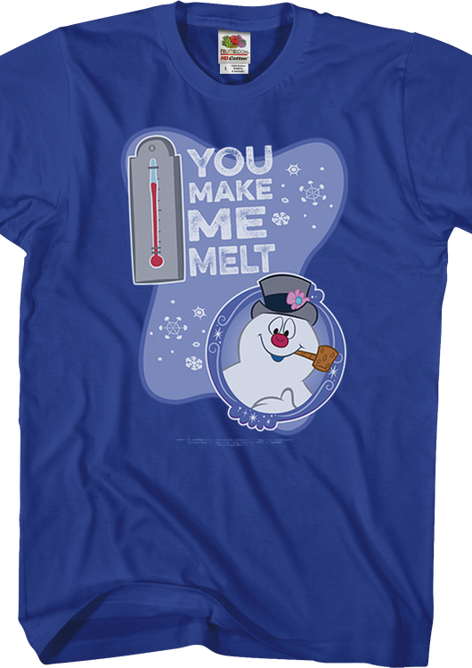 You Make Me Melt Frosty The Snowman T-Shirt - main product image