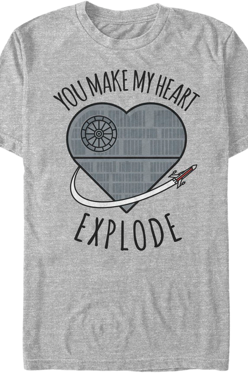 You Make My Heart Explode Star Wars T-Shirtmain product image