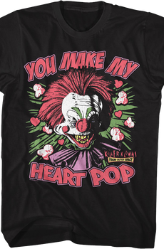 You Make My Heart Pop Killer Klowns From Outer Space T-Shirt