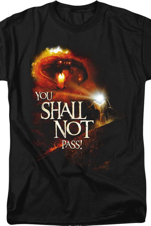 You Shall Not Pass Lord of the Rings T-Shirt - main product image