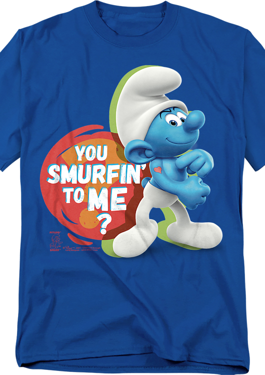 You Smurfin' To Me Smurfs T-Shirt - main product image