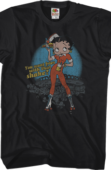 You Want Fries With That Shake Betty Boop T-Shirt