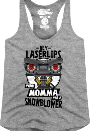 Ladies Snowblower Short Circuit Racerback Tank Top