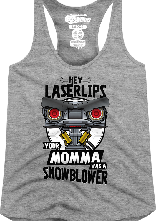 Ladies Snowblower Short Circuit Racerback Tank Top - main product image
