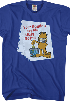 Your Opinion Garfield T-Shirt