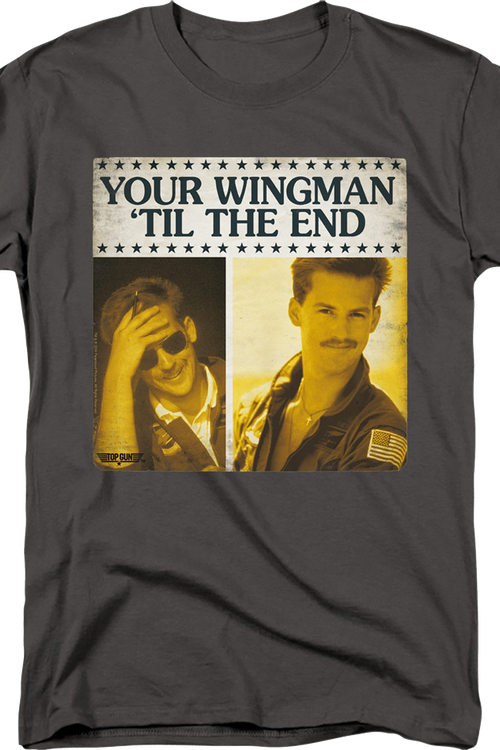 Your Wingman 'Til The End Top Gun T-Shirt - main product image