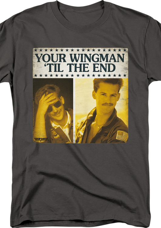 Your Wingman 'Til The End Top Gun T-Shirt - main product image