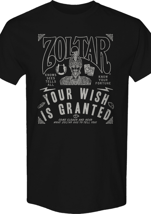 Your Wish Is Granted Zoltar T-Shirt - main product image