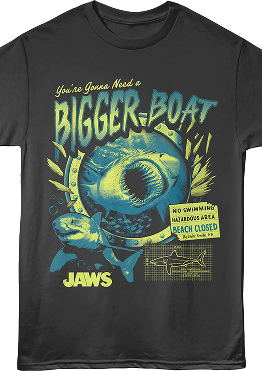 You're Gonna Need A Bigger Boat Collage Jaws T-Shirt - main product image