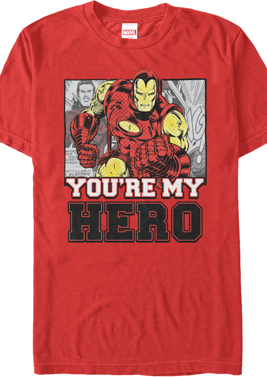 You're My Hero Iron Man T-Shirt - main product image